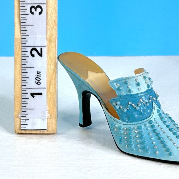RARE Vintage 80's Beautifully Detailed High Heel Shoe Resin Figure Figurine - Picture 5 of 6
